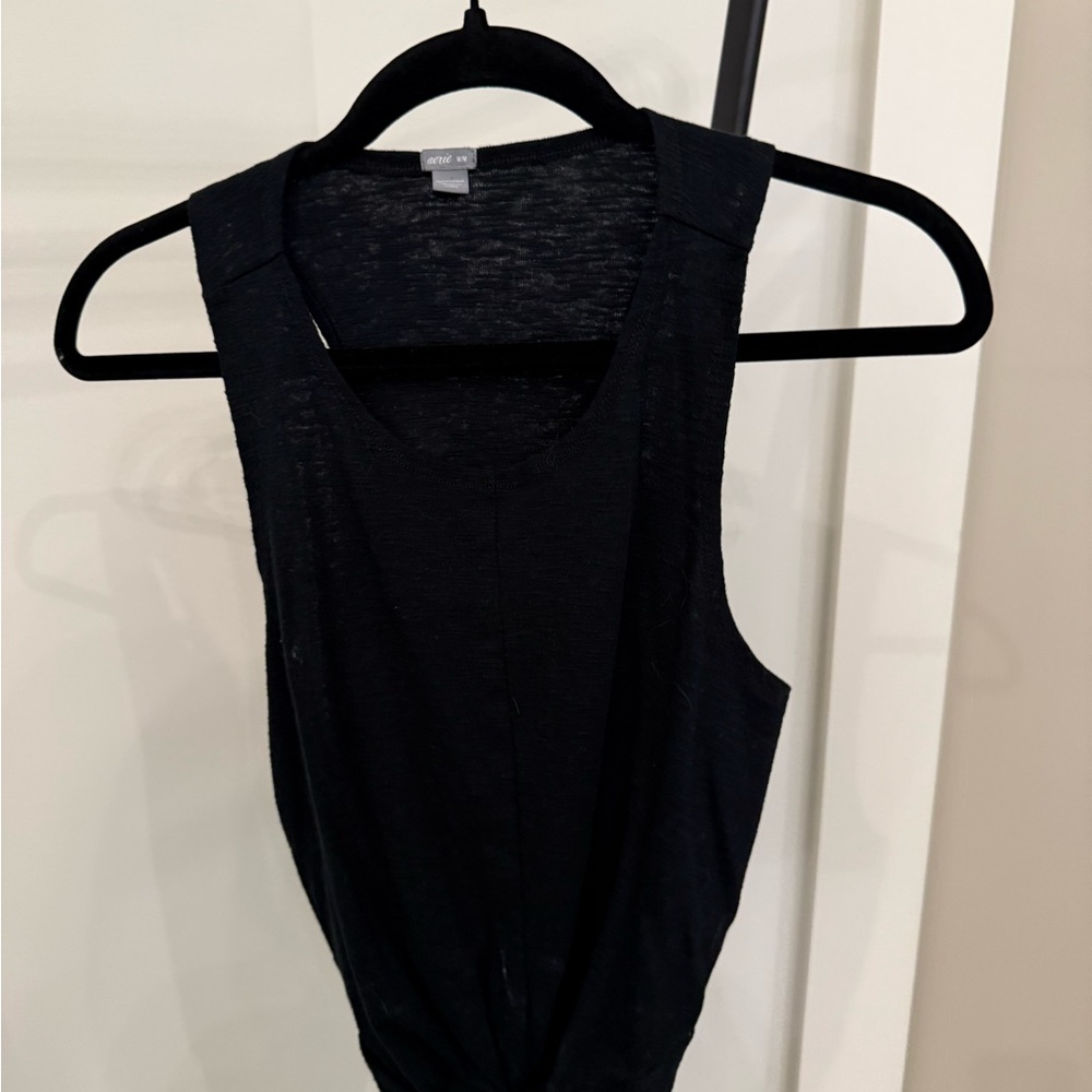 Aerie Black Tank Top